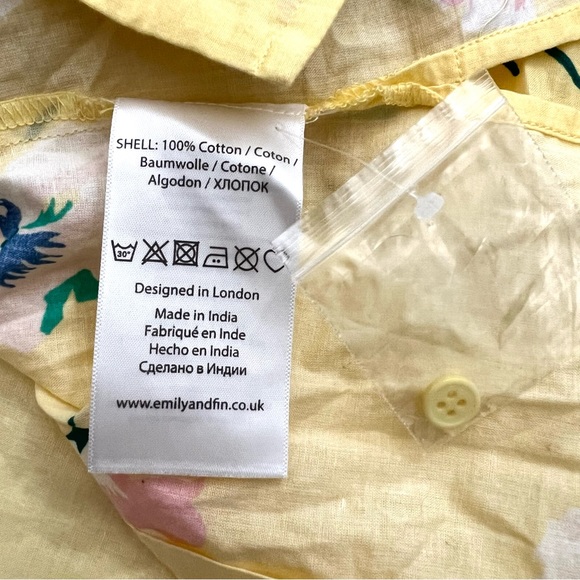 ModCloth x Emily and Fin Annie Top Yellow Floral Button Top - Picture 8 of 10